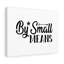 By Small Means - Wrapped Canvas Print-114779147