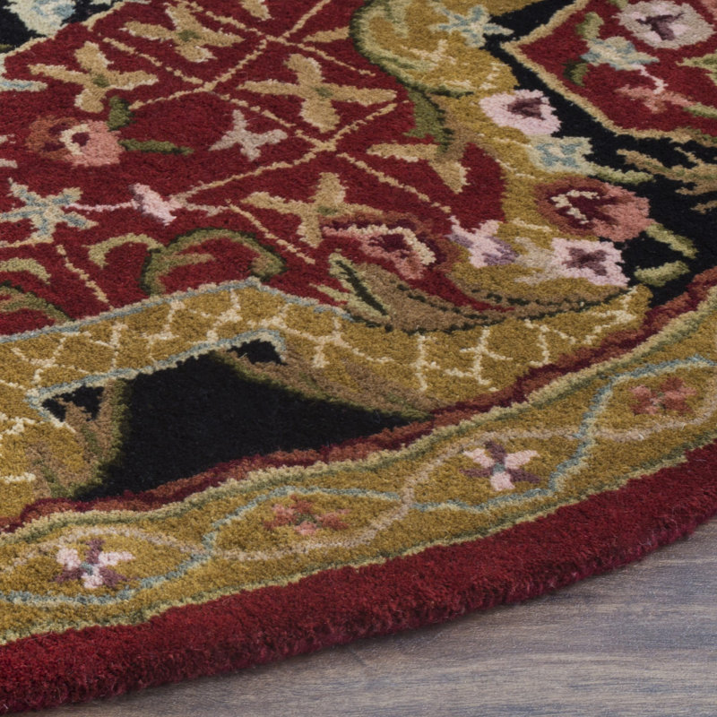 Tosca Hand Tufted Wool Oriental Rug, Round 6'
