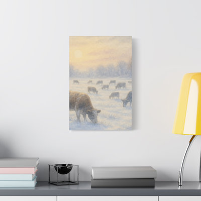 Aaroon Single Picture Frame Print on Canvas