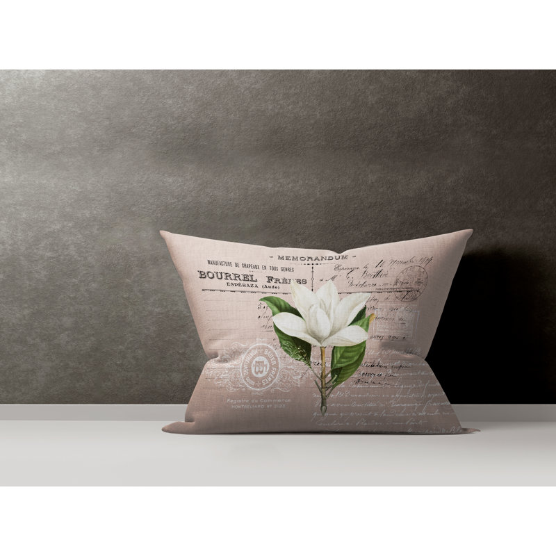 Housse et insert de coussin en coton Aurelie, Pêche