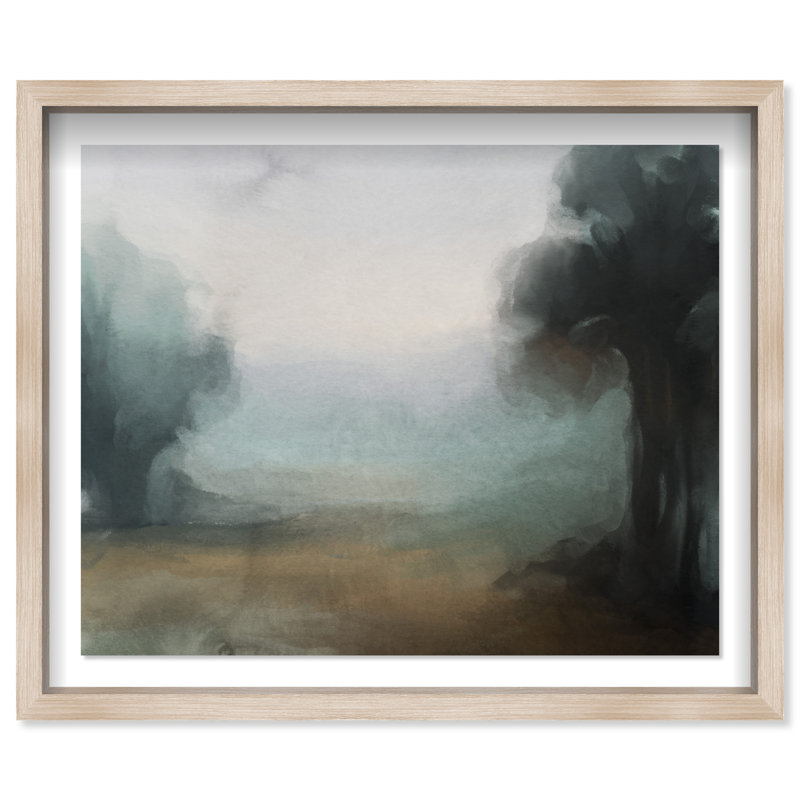 Impression encadrée « Paysage et nature » de Boggy Views par Oliver Gal, H 25,5 po x l 31,5 po, Cadre blond