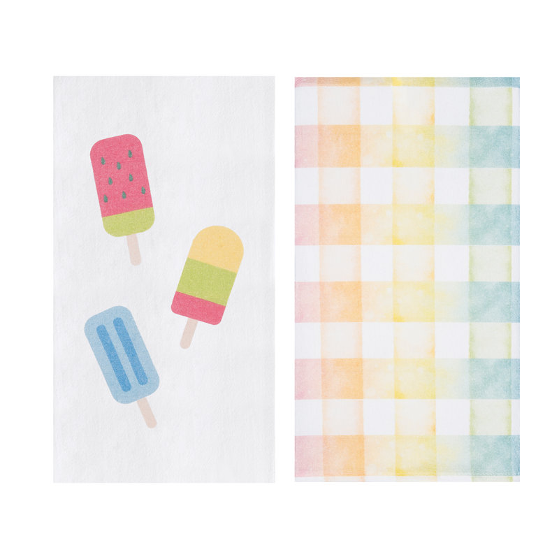 Ensemble de 2 essuie-mains Popsicle Summer
