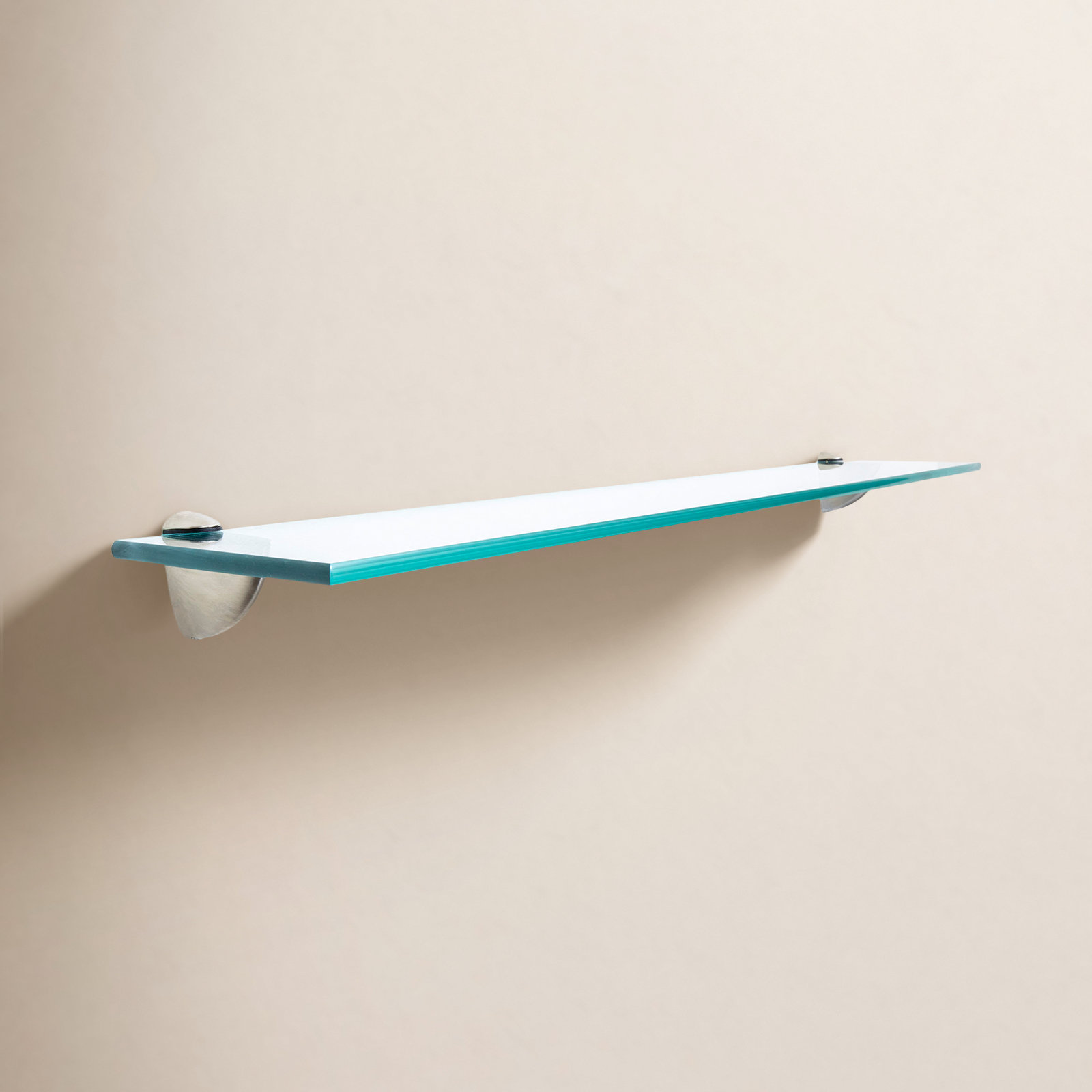 Earlham Glass Bracket Shelf, 2.26" H x 36" W x 6" D