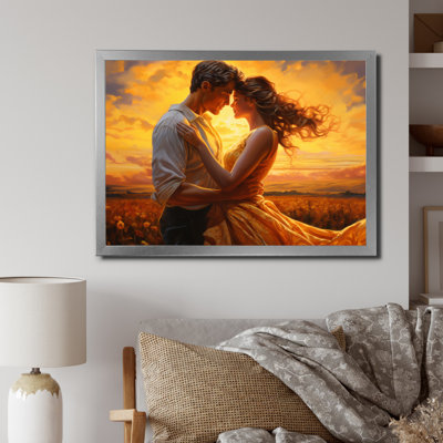 Kayzlyn, Couple romantique, paysage, Étreinte lumineuse II