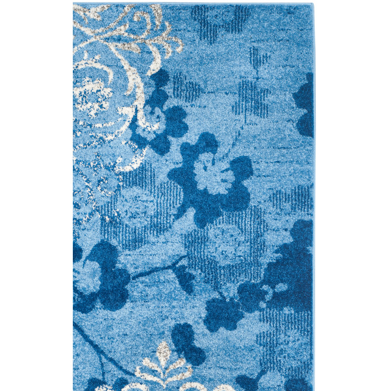 Tapis damassé Alonie Performance, Tapis de couloir 2 pi 6 po x 12 pi