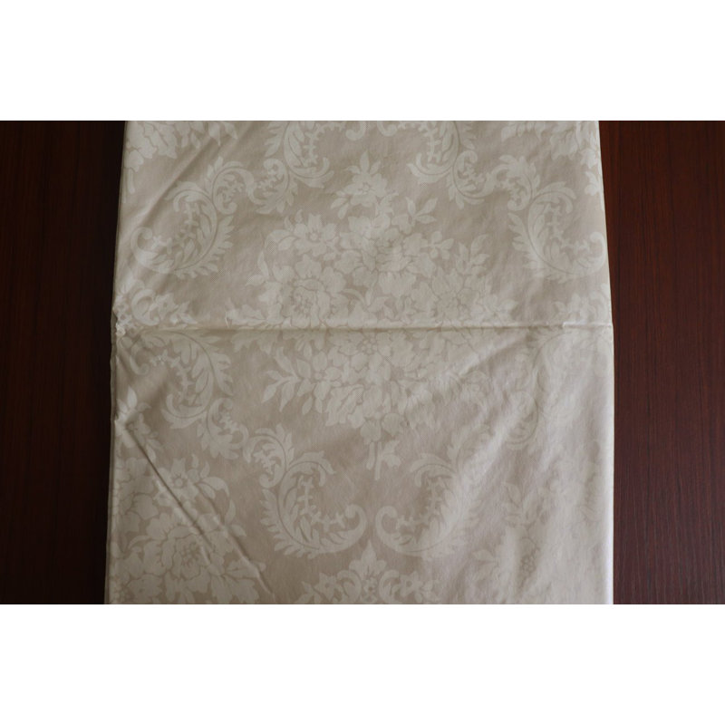 Shiela Plastic Damask Table Runner, 108" L x 12" W