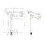 Robinet remplisseur de pot avec tige d'extension-132649929