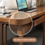 Bureau d'angle moderne et simple en L avec tiroirs-386245702-386245703