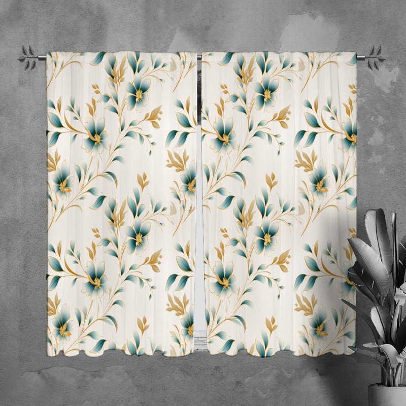 Rathanak Room Darkening Curtain Pair, 20'' W x 61'' L