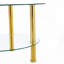 Table basse ronde avec tablette de plancher-983351745