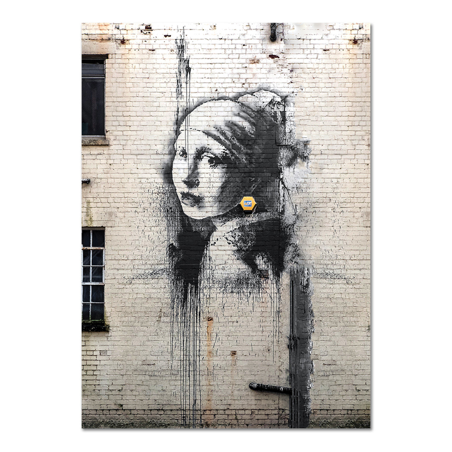 Banksy girl with sale a pearl earring