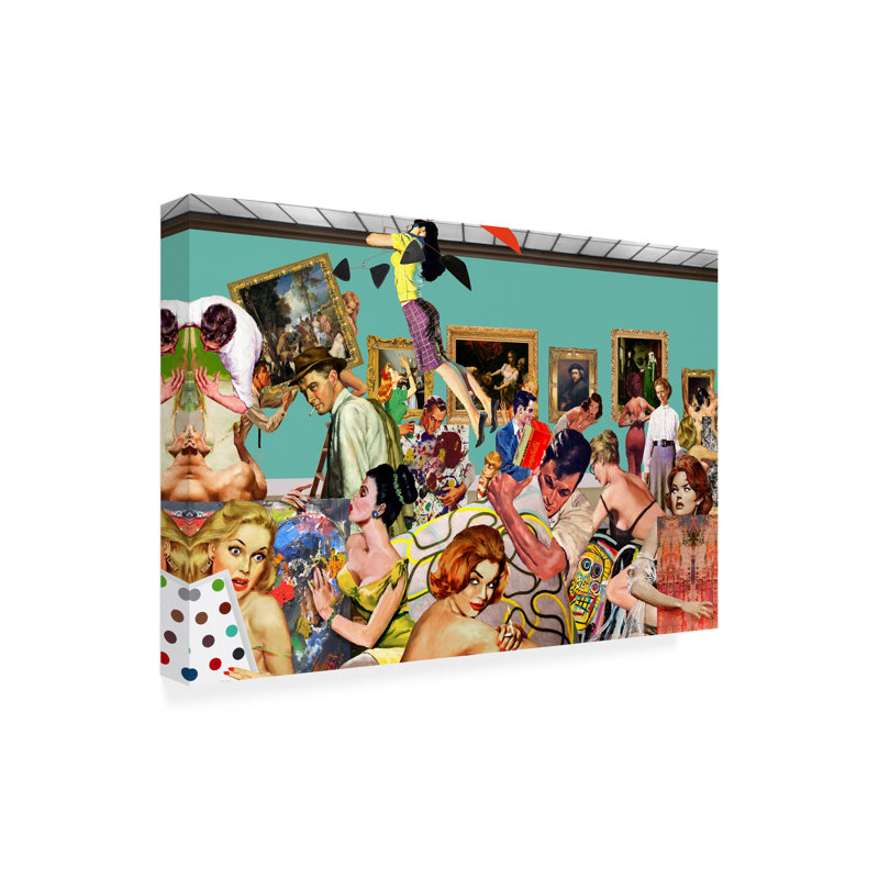 Art sur toile Barry Kite Art Lovers, H 12 po x l 19 po x P 2 po