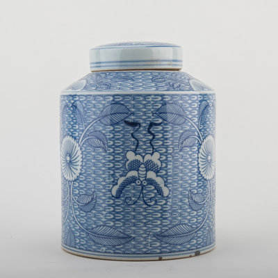 Handmade Porcelain China Ginger Jar