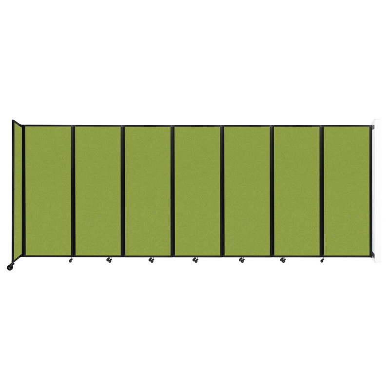Paravent pliant, Vert lime, H 90 po x l 234 po x P 12 po, 7