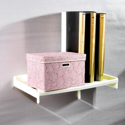 Collapsible Storage Bin With Lid [1-Pack] Fabric Decorative Storage Box Cube Organizer Container Baskes With Handles Divider For Bedroom Closet Living Room