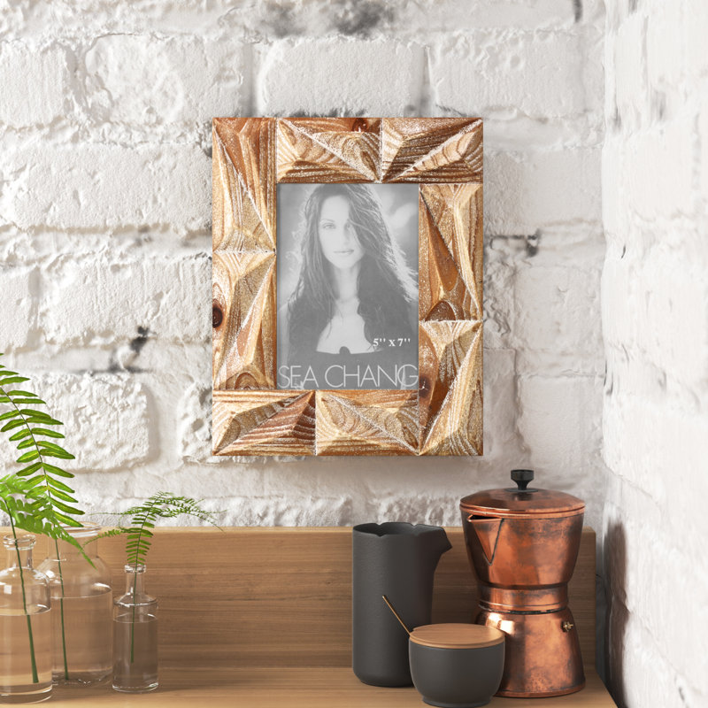 Derek Brown Wood Embossed Picture Frame