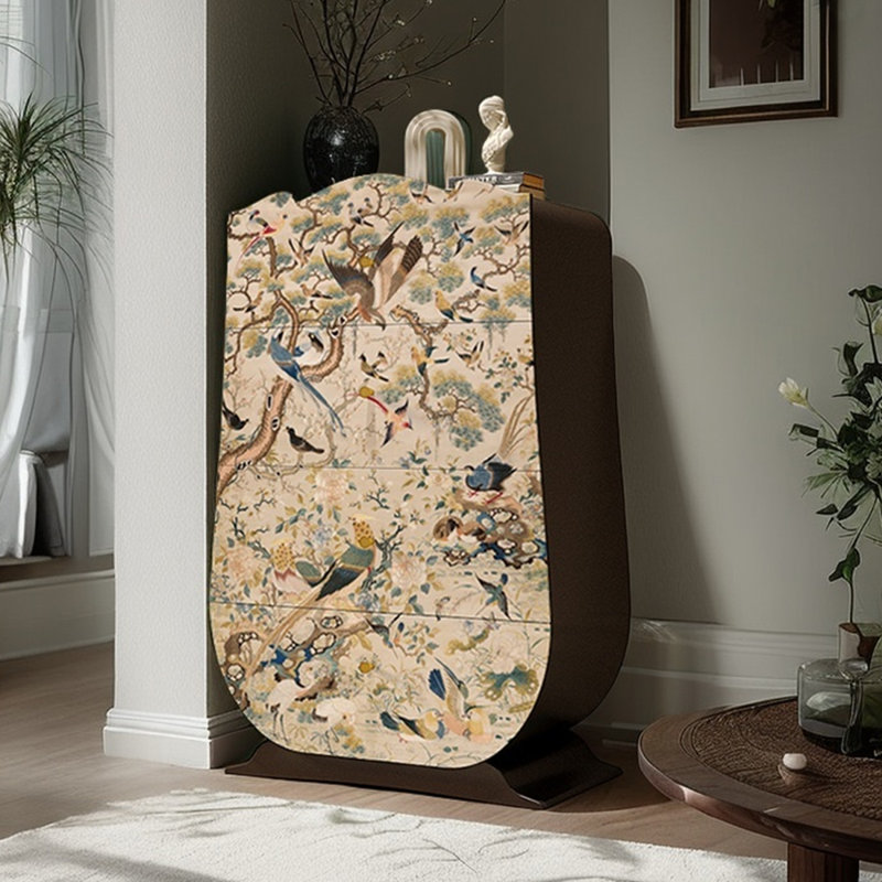 Creative four-drawer multi-function accent chest
