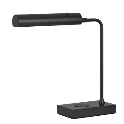Lampe de bureau en métal Mayeul USB