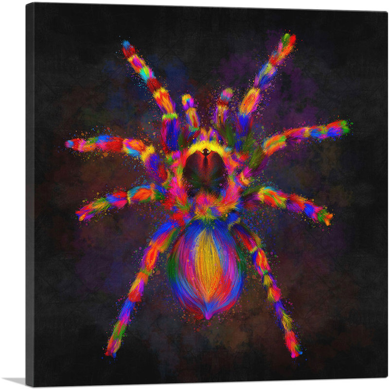 " Tarantula Spider ", 26" H x 26" W x 0.75" D