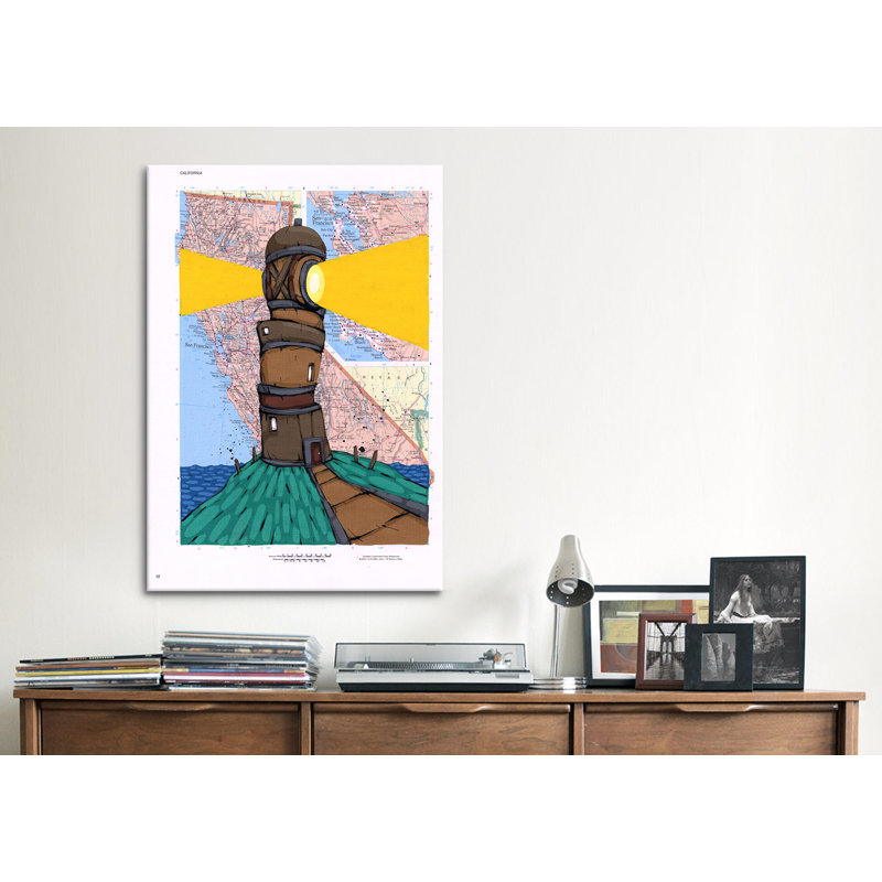 This Old Light Shines by Ric Stultz Painting Print on Wrapped Canvas, No Mat, Wrapped Canvas, 60" H x 40" W x 1.5" D