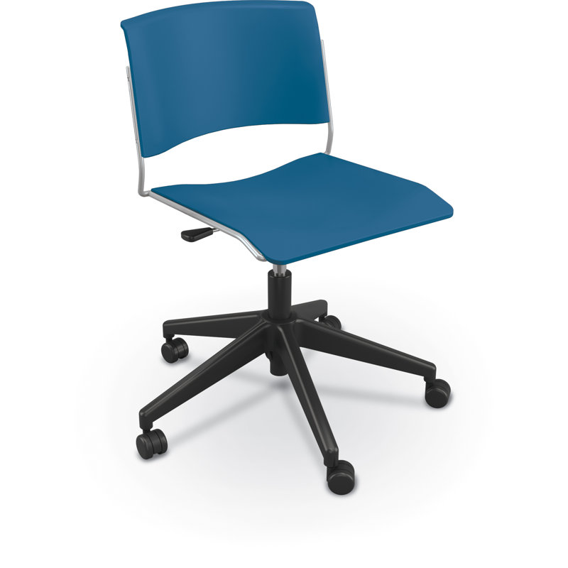 Chaise 5 étoiles MooreCo Akt, Roulettes souples, Mer infinie