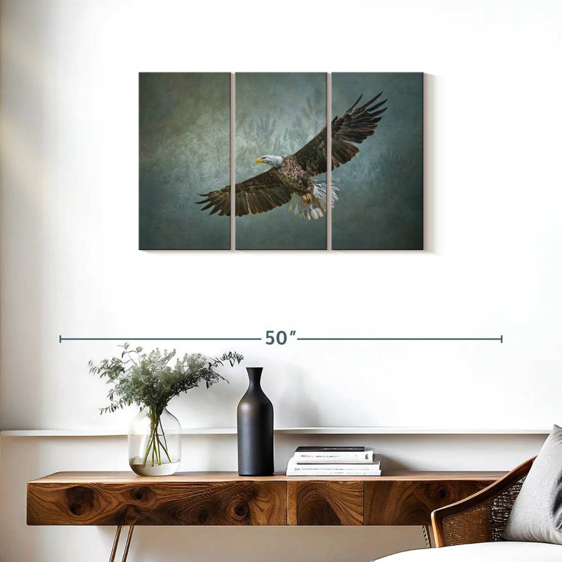 Brampt Majestic Flying Eagle, 20" H x 33" W