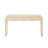 Modern Console Table With 2 Storage Drawers, Fluted Entryway Table, Rounded Silhouette, Apricot Cream | Gift Idea-979597181