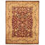 Tapis zone en laine rouge/brune 8 pi x 10 pi 2 po one-of-kind à la main-noué la 2010 pako Arabelle