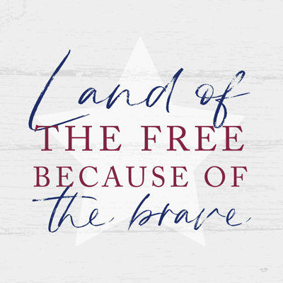 «Land of the Free», reproduction sur toile tendue