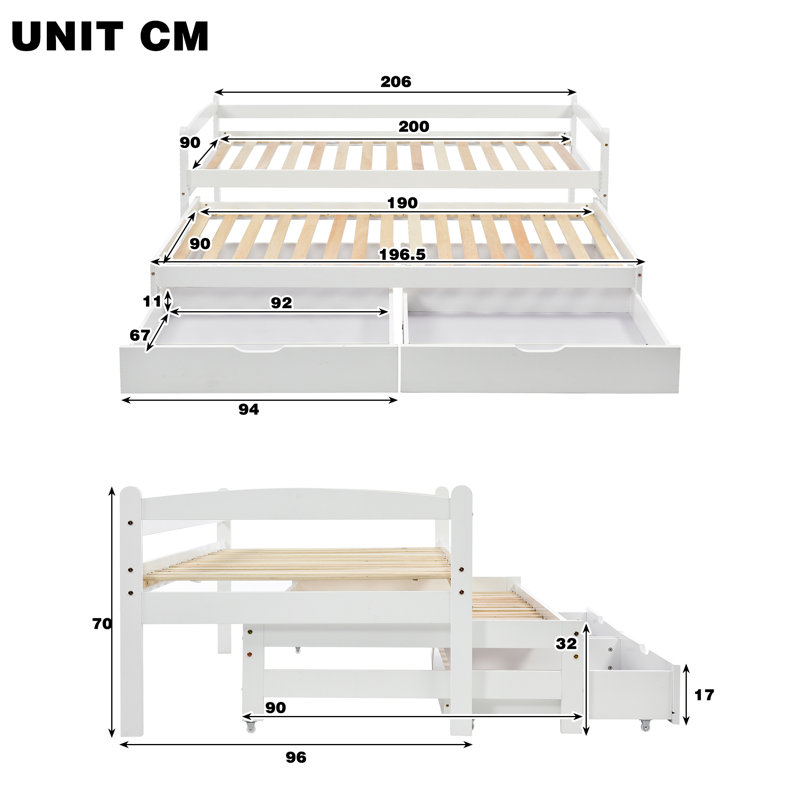 Sadowa Daybed with Trundle