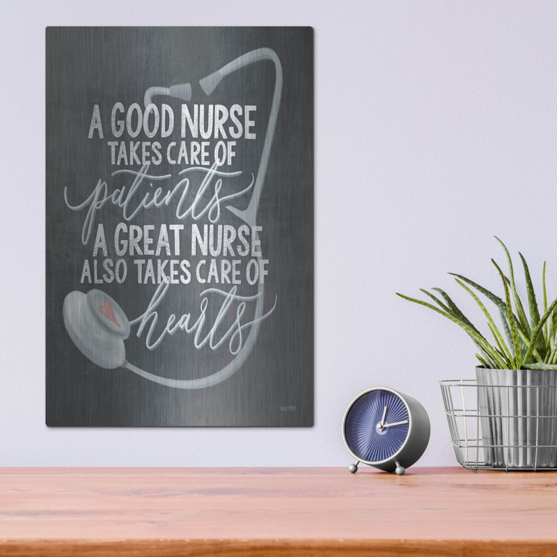 Luxe Metal Art 'A Nurse's Heart' By House Fenway, " Luxe Metal Art 'A Nurse's Heart' By House Fenway, Metal Wall Art " by House Fenway