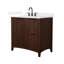 Palmilla 36" Freestanding Single Bathroom Vanity with Cultured Marble Top-851868373-862014732-862014738