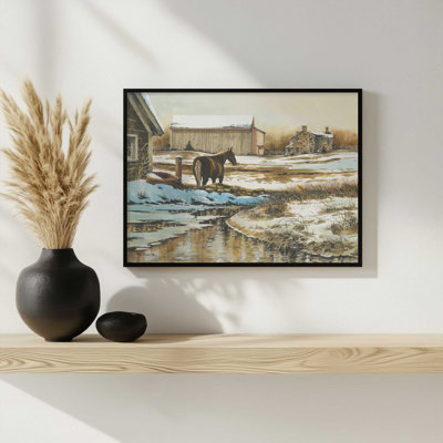 Looking Back by John Rossini Art Print