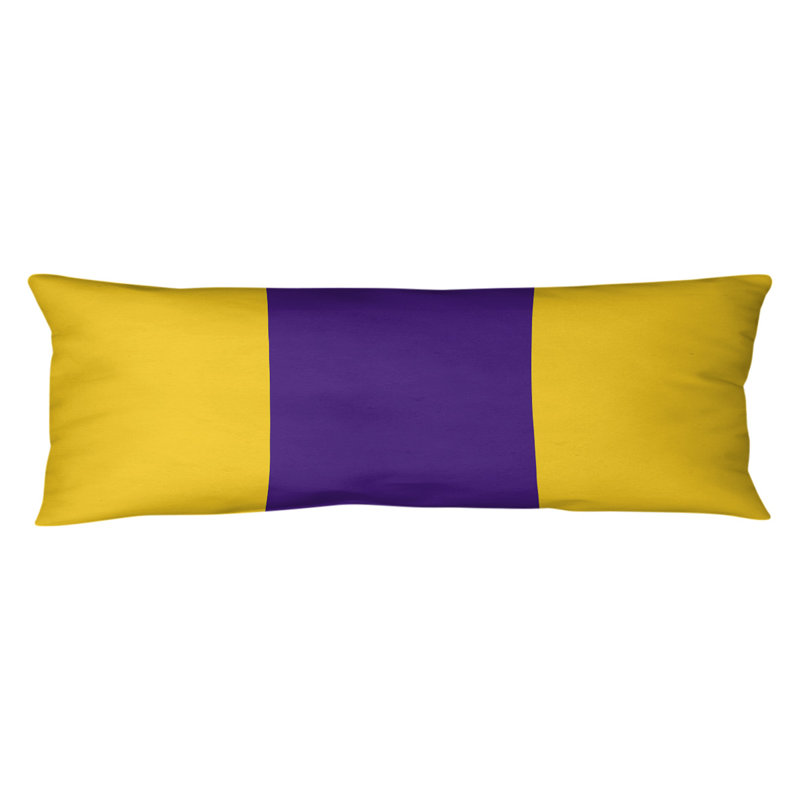 Polyester Medium Pillow, Kentucky , Gold/Purple Middle