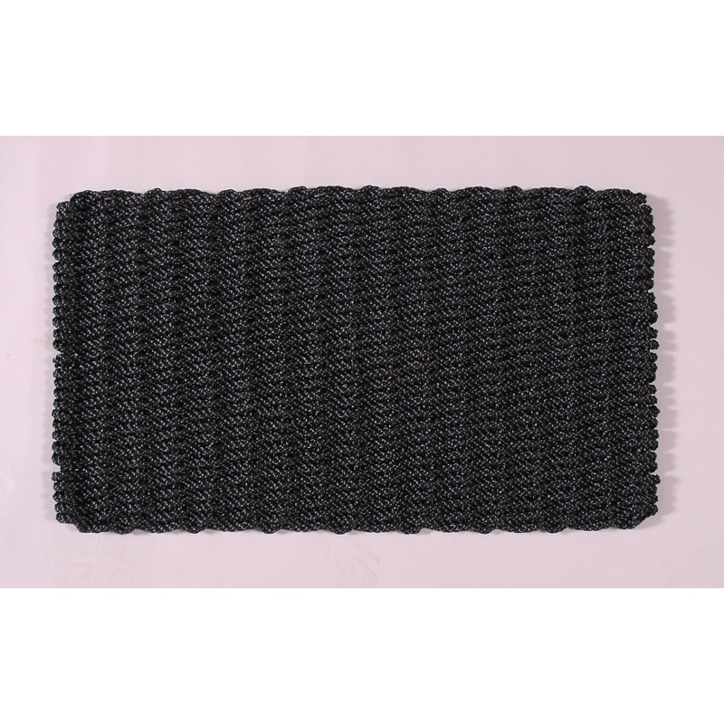 Pilibbos Doormat, Rectangle 22" x 40", Black