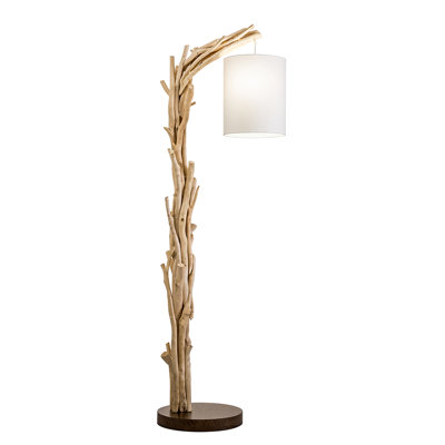Schiavo 63.4'' Wood Tree Floor Lamp