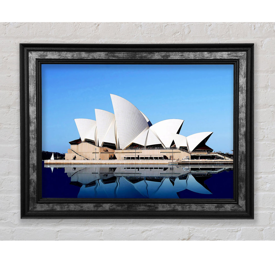 Sydney Opera House Reflections - Einzelner Bilderrahmen Kunstdrucke