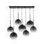 Luminaire suspendu 7 lumières en verre dégradé pour îlot -199178128-199178126