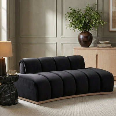 Jace Velvet Loveseat