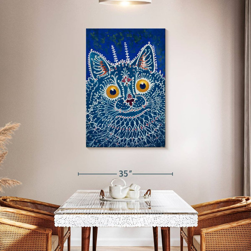 Brampt A Cat In Gothic Style, 45" H x 30" W