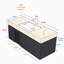 Meuble-lavabo flottant mural 48 po avec lavabo, 48 po, noir pour rangement de salle de bain-2849888-2849890-2849893