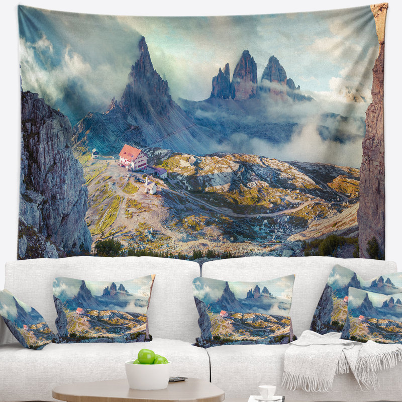Lacatelli de polyester magnifique dans le tapisserie national park avec accessoires suspendus inclus, H 50 po x l 60 po