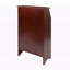 Alaia Brown Finished Solid and Manufactured Wood Secretary Desk, 38.46'' H X 25.09'' W X 11.34'' D
