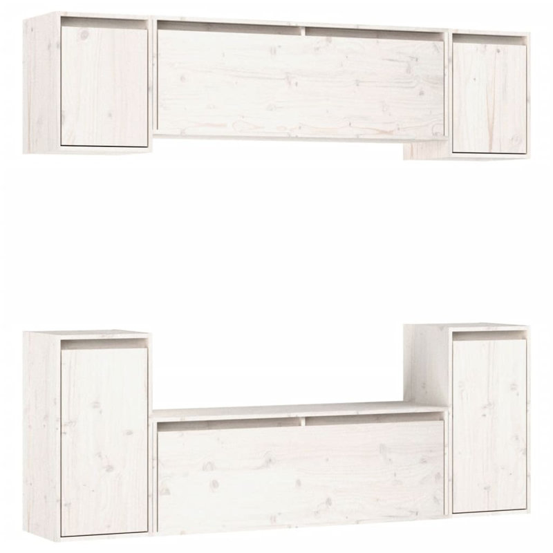 Giacamo Unfinished Entertainment Centre, White