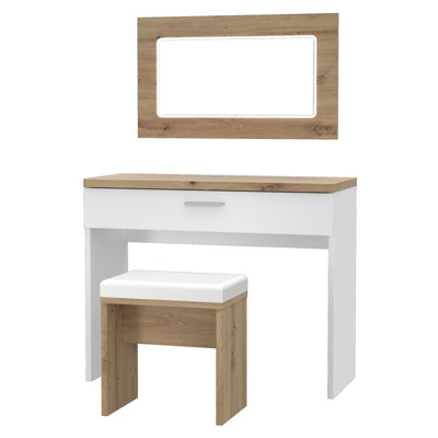 Gerallt Dressing Table with Mirror