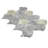 Seashell 14.63'' x 12.13'' Glass Fish Scale Mosaic Wall Tile-63332711