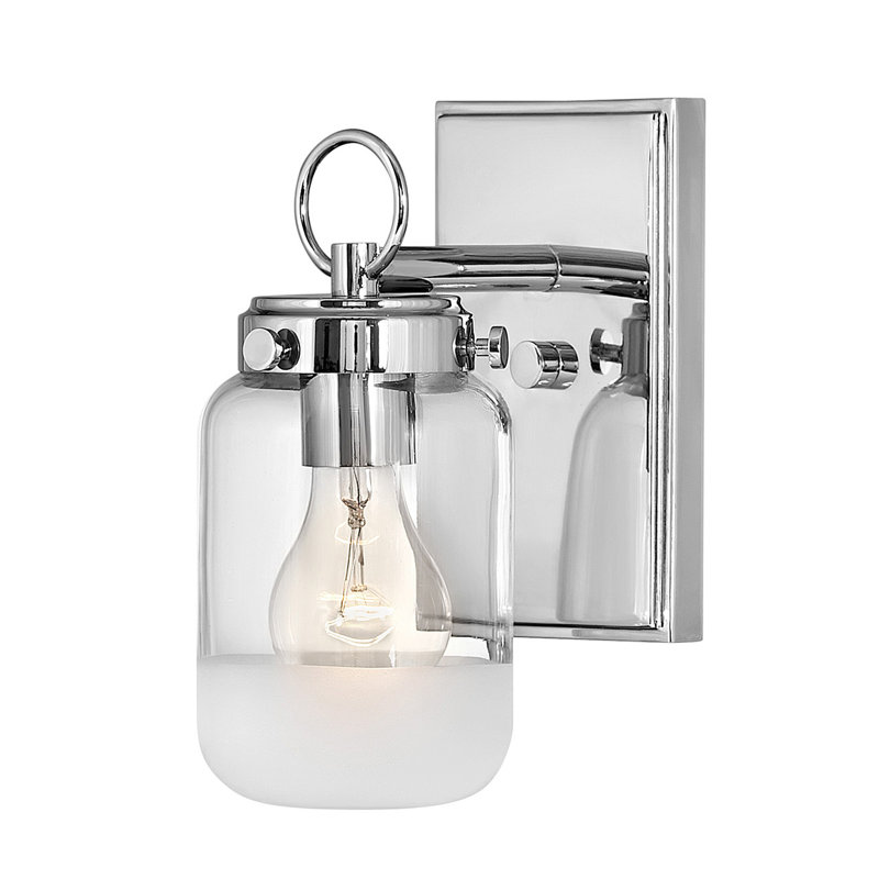 Penley 1 - Light Dimmable Polished Nickel Armed Sconce