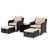 Coussin kaki / structure noire