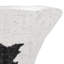 Coussin décoratif 18 po White and Black