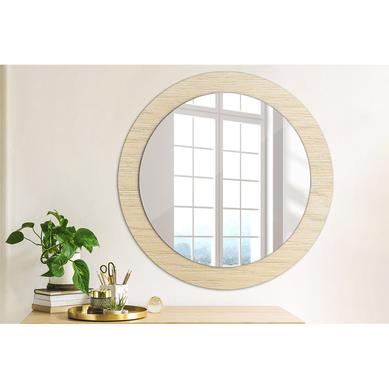 Huldar Glass Flat Wall Mirror